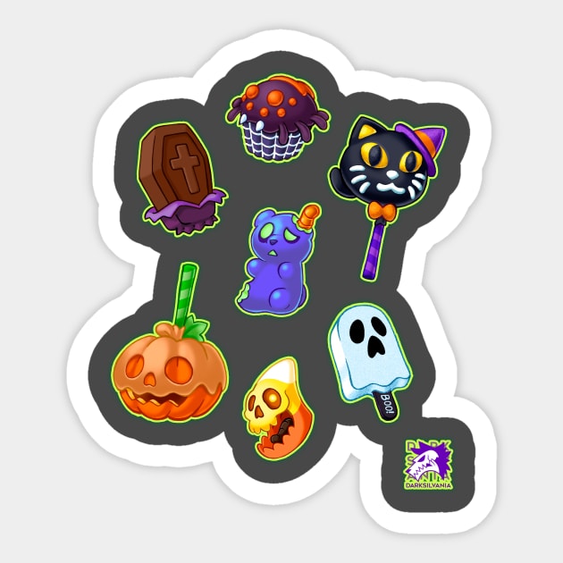 Halloween Candy Sticker by Darksilvania